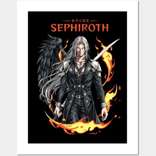 sephiroth the fallen angel Posters and Art